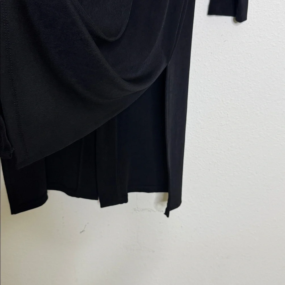 Chicos new black Jacket 3 US XL Travel Toggle Button Stretch Relaxed Comfort - Picture 5 of 8